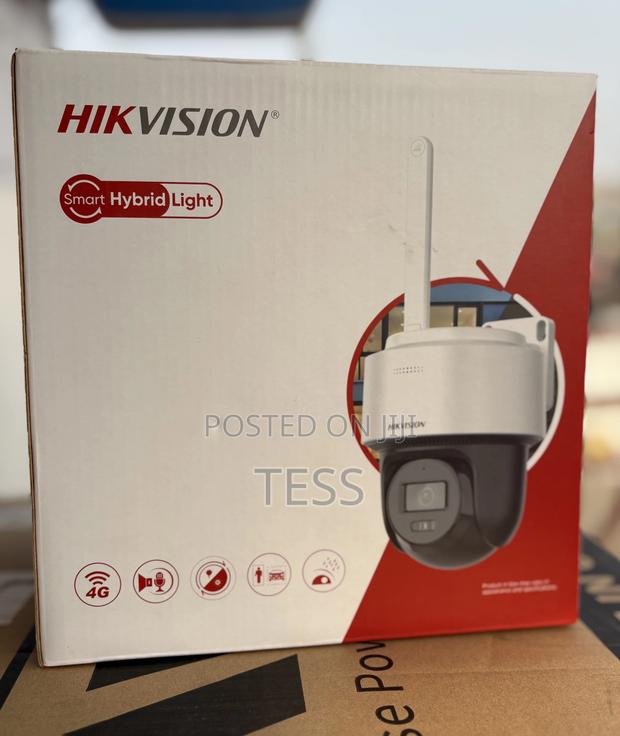 Hikvision 4g Sim PTZ Camera 4mp 2way Audio Ds-2de2c400mwg-4g · Photo 1