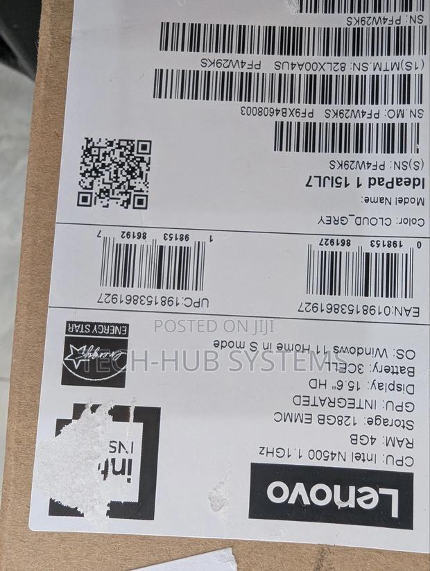 New Laptop Lenovo IdeaPad 1 4GB Intel Celeron SSD 128GB · Photo 3