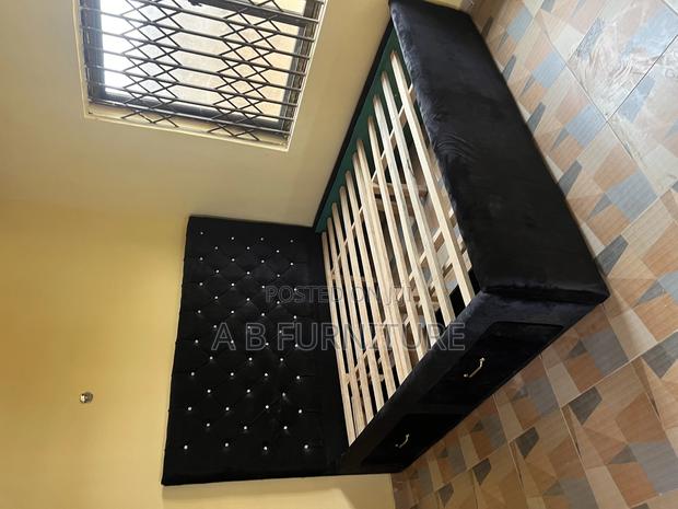 Queen Size Bed Frame With Drawer · Photo 2