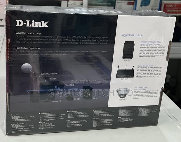 24-Port D-Link Switch Rack-Mount, D-Link 24-Port Switch · Photo 2