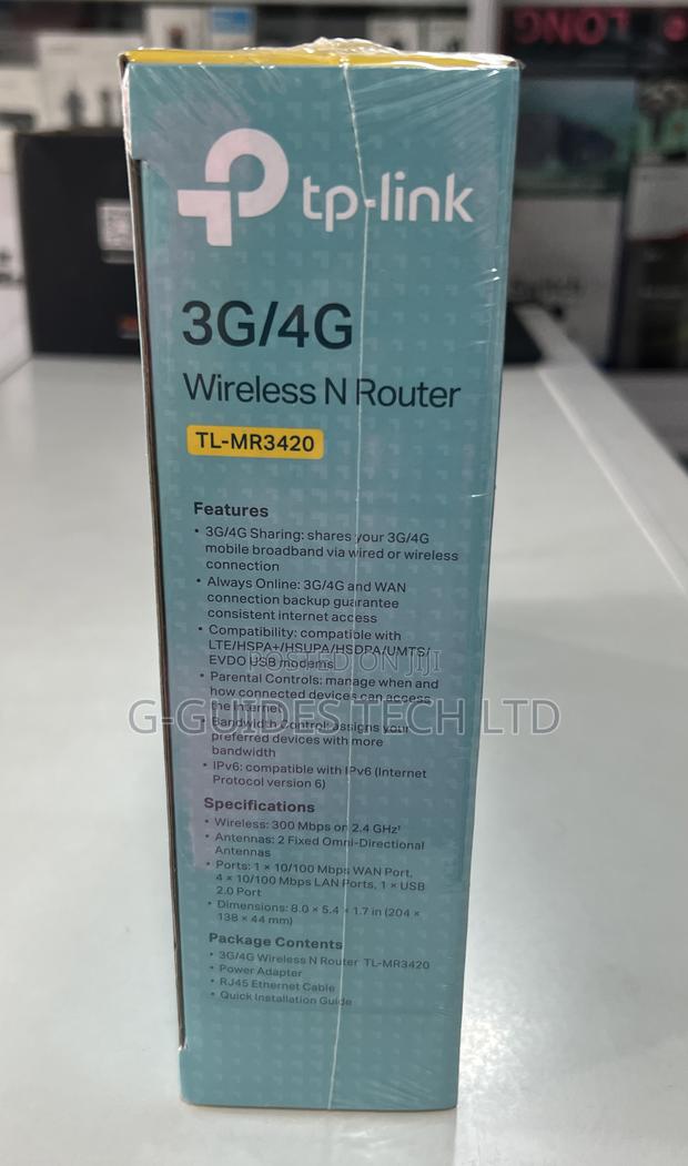 Tp-Link 3g/4g Wireless N Router With USB Sharing Port · Photo 6