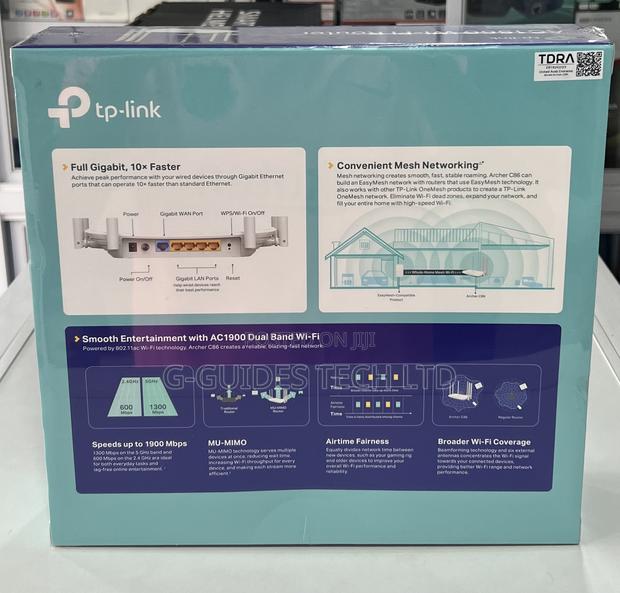 Tp-Link Ac1900 Wireless Mu-Mimo Wi-Fi Router Dual-Band Mesh Archer C86 · Photo 7