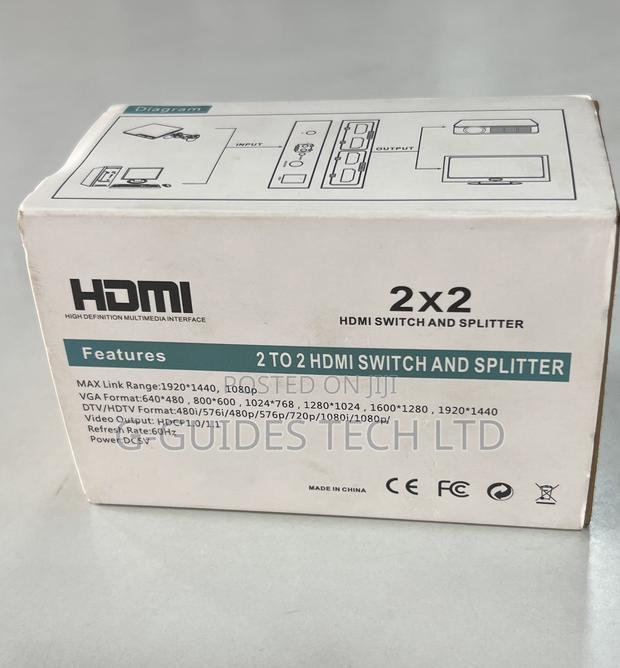 2-Input and 2-Output Hdmi Switch and Splitter (Mt-Hd2-2 2x2) · Photo 3