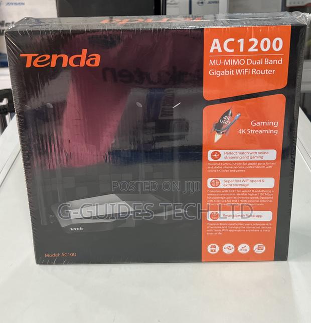 Tenda AC1200 MU-MIMO Dual Band Gigabit Wifi Router (AC10U) · Photo 1
