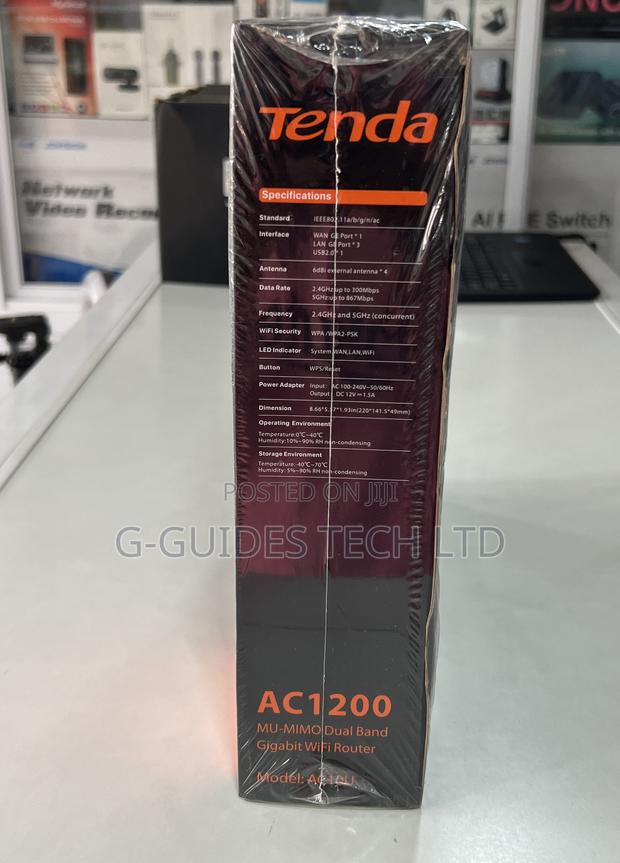 Tenda AC1200 MU-MIMO Dual Band Gigabit Wifi Router (AC10U) · Photo 4