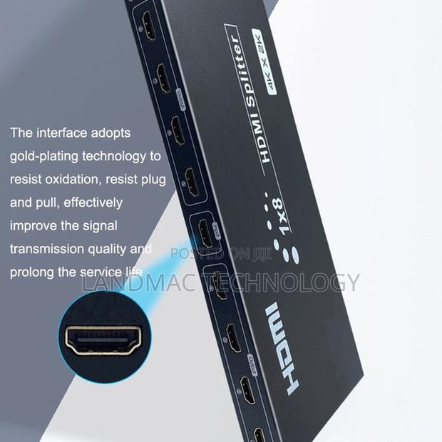 4K108 8 Ports HDMI Splitter HD Audio and Video Splitter · Photo 2