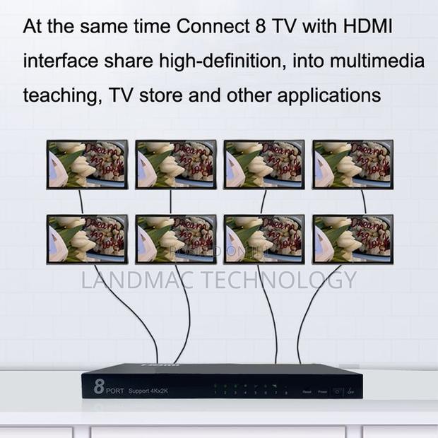 4K108 8 Ports HDMI Splitter HD Audio and Video Splitter · Photo 3