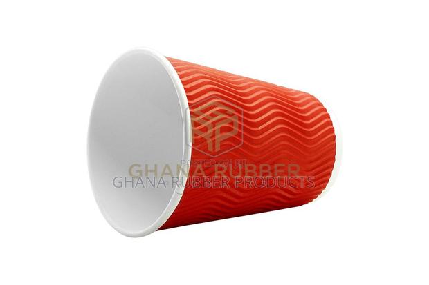 Ripple Paper Cups 12oz Red (No Lids) (500pcs) · Photo 3