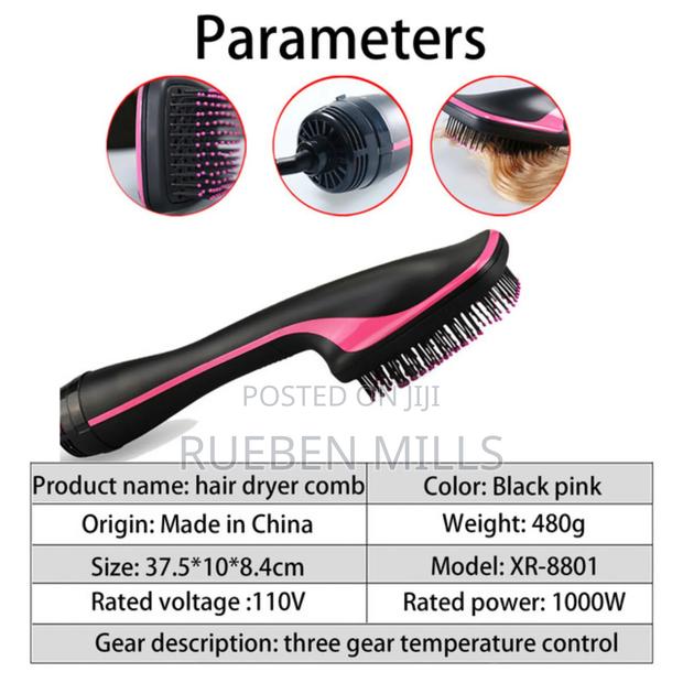One-Step Smoothing Hair Dryer Brush Straightener 2-in-1 · Photo 4
