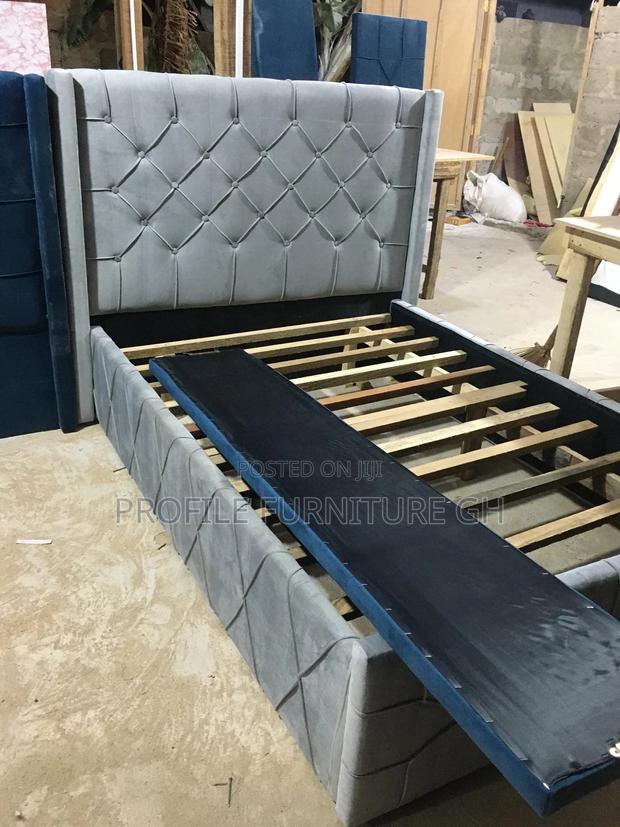 Fascinating Gray Double Bedframe 54x75// Fix Price 1500 · Photo 2