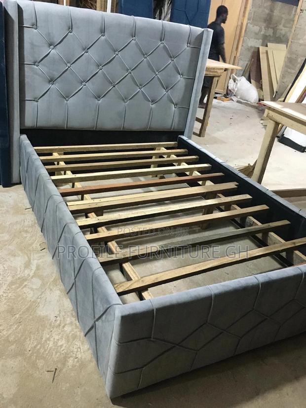 Fascinating Gray Double Bedframe 54x75// Fix Price 1500 · Photo 1