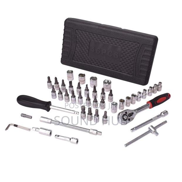 Hand Tool Kit Home Socket Wrench Set Car Repair Tool Box · Photo 2