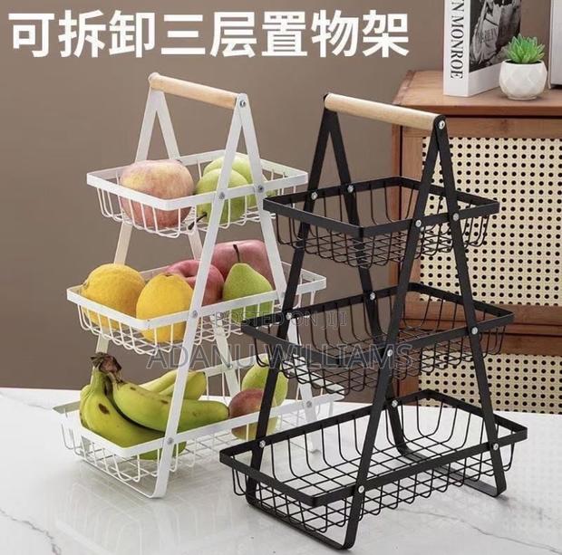 Portable 3 Tier Fruit, Vegetable Snacks Basket · Photo 1
