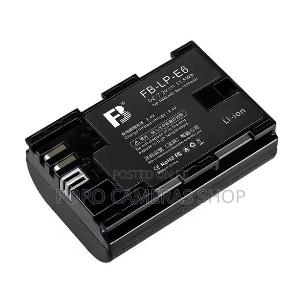 FB LP-E6 Battery ( for Canon 6D, 5D Mark 4,3,2 , 90D, R Et · Photo 1