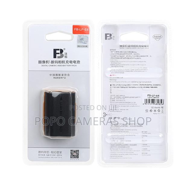 FB LP-E6 Battery ( for Canon 6D, 5D Mark 4,3,2 , 90D, R Et · Photo 3