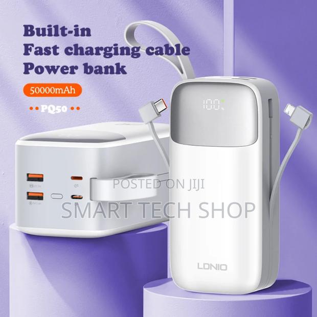 Ldnio Pq50 50000mah Power Bank Fast Charger Type C iPhone · Photo 4