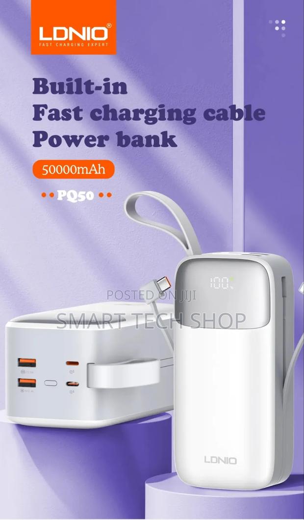 Ldnio Pq50 50000mah Power Bank Fast Charger Type C iPhone · Photo 8