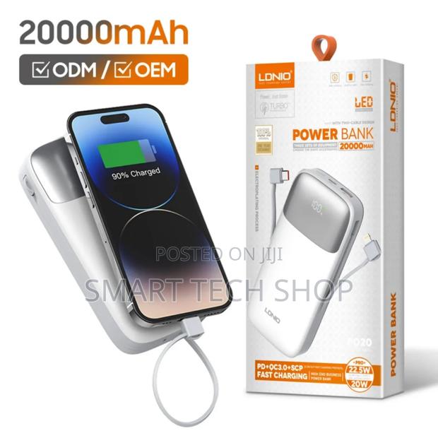 Ldnio Pq20 Super Fast Charger Long Lasting Power Bank · Photo 1