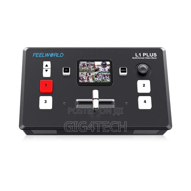 Feelworld L1 Plus Multi Camera Video Mixer Switcher 2" · Photo 1
