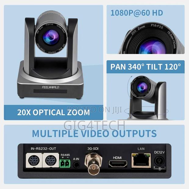 Feelworld Poe20x 3g-Sdi Hdmi Ip Live Streaming PTZ Camera · Photo 2