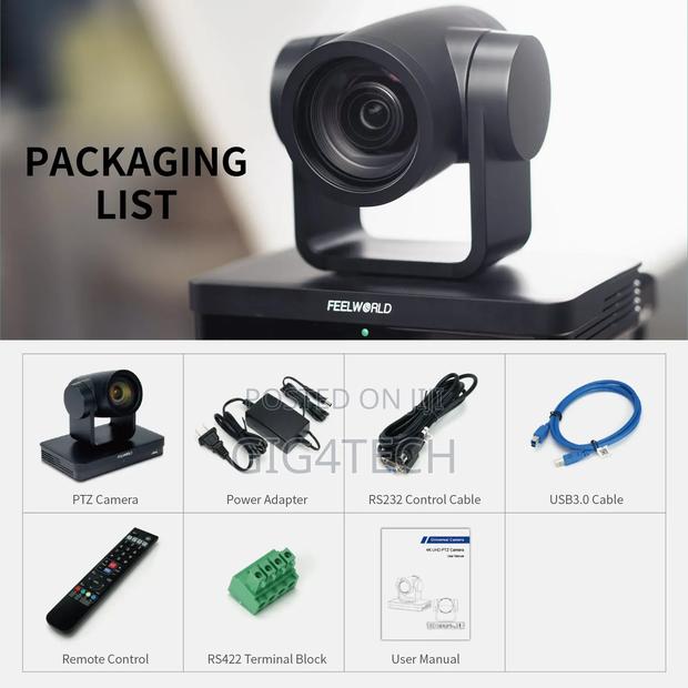 Feelworld Uhd4k12x PTZ Camera Sdi Hdmi USB Ip Live Streaming · Photo 5