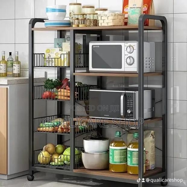 5 Layer Shelf Storage Shelving Unit With Wheels · Photo 1