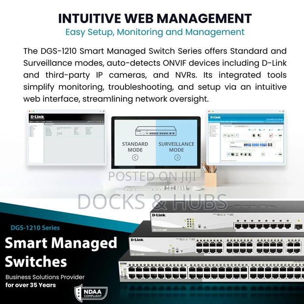 D-Link 52-Port Smart Managed Switch | 48 Gbe + 4 SFP Ports · Photo 7