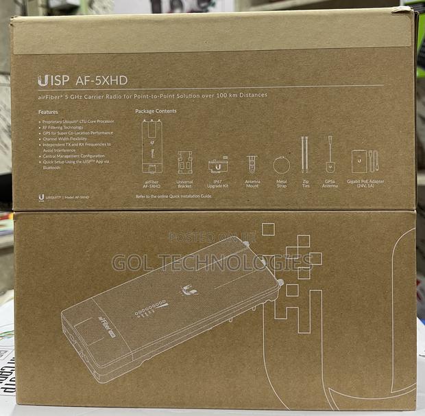 Ubiquiti Airfiber Af-5xhd Point-to-point Over 100km Distance · Photo 1