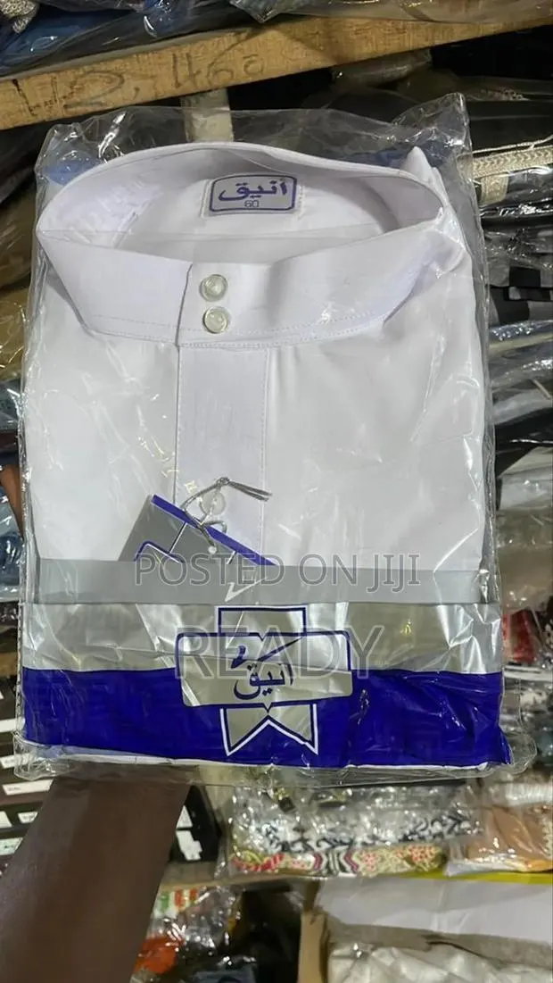 White Jalabiya With Scarf Robe (White Set ) · Photo 1