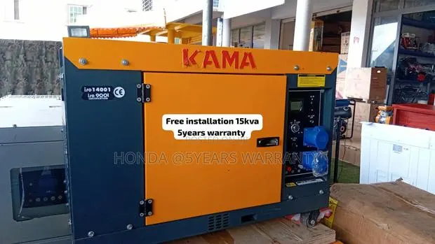 KAMA Diesel Generator Available Now – Heavy Duty Machine With 15kva · Photo 1