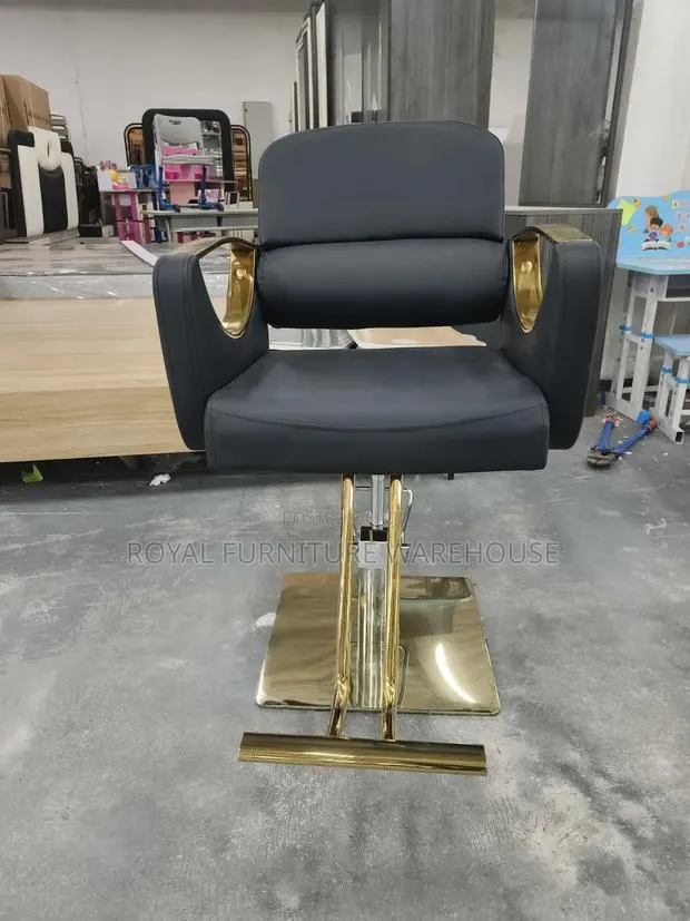 Imperial Black/Gold Barber Chair(original First Grade Furniture 59-10) · Photo 3