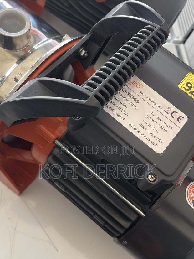1.5hp Jet Pump - Leo Water Pump (Stainless Steel) · Photo 2