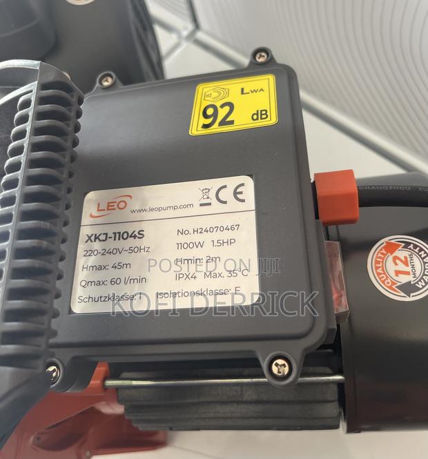 1.5hp Jet Pump - Leo Water Pump (Stainless Steel) · Photo 4