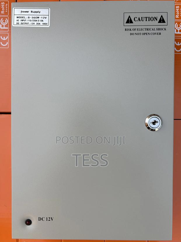 Power Supply CCTV 12v 30a Metal Case 18chs (Individual Fuse) · Photo 1