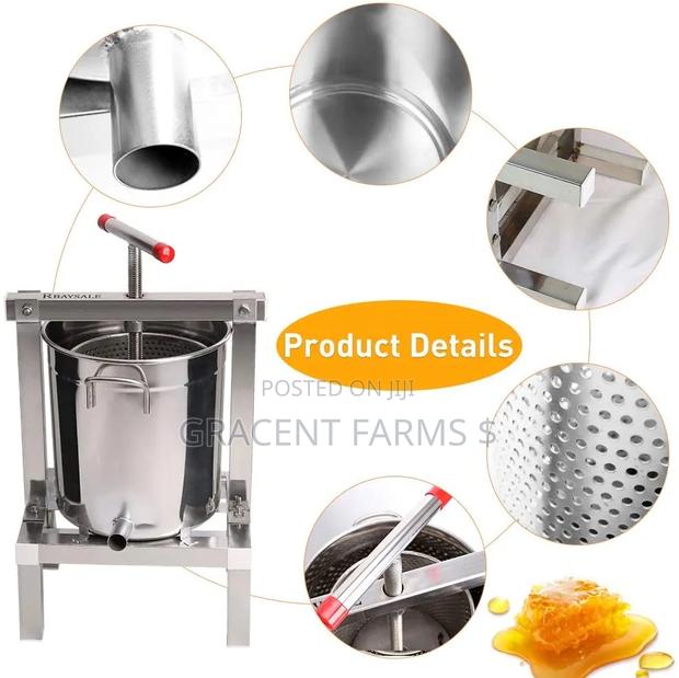 Food Grade Stainless Steel Honey Press / Extractor · Photo 1