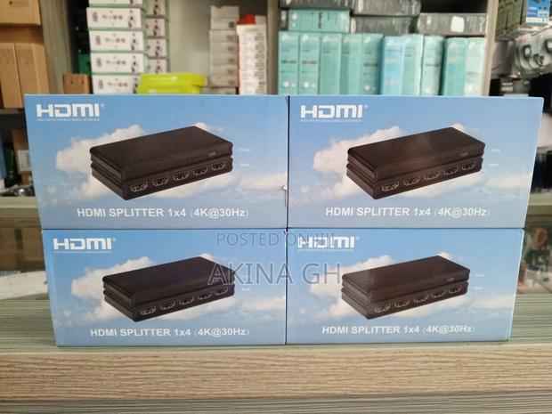 4 Way HDMI Splitter 1x4 ( at 30hz) · Photo 1