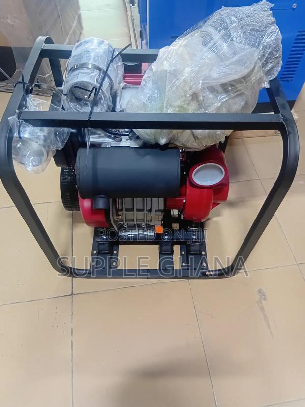 192HP Kemage Diesel 4 Inches Water Pump Machine Pull Start · Photo 1