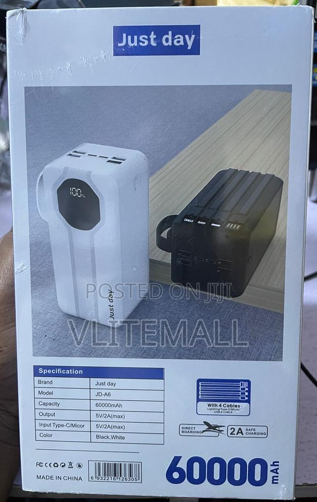 Premium 60,000 Mah Capacity Power Bank · Photo 1