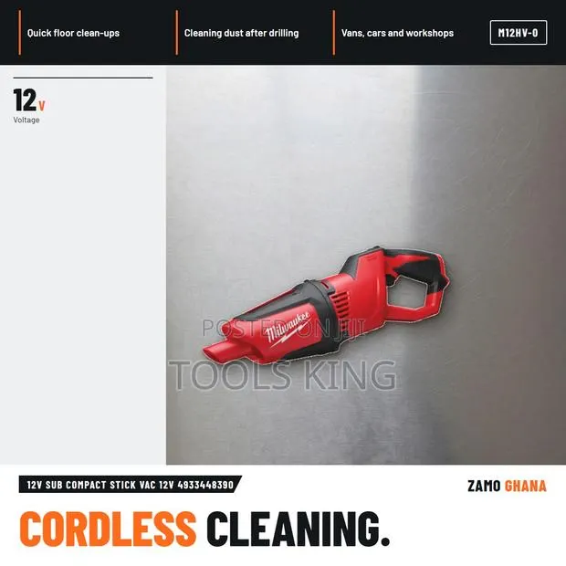12V Sub Compact Stick Vac 12V - M12hv-0 · Photo 1