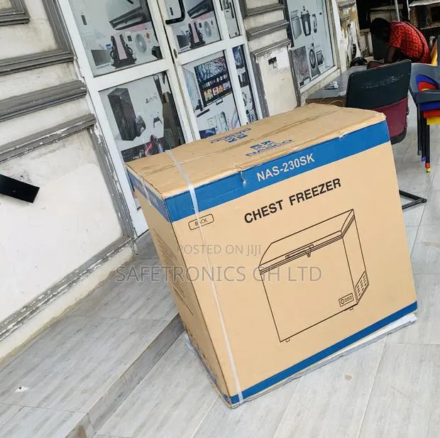 Valuable New Nasco 195l Nas-230sk Chest Freezer Silver · Photo 1