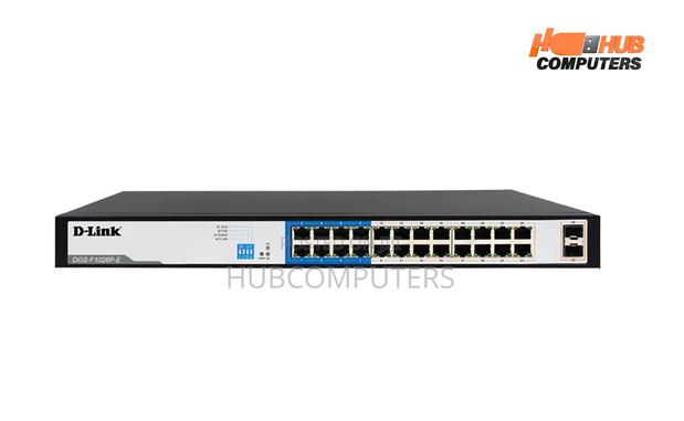 D-Link DGS-F1024p 24 Port PoE+ Gigabit Unmanaged Switch · Photo 1