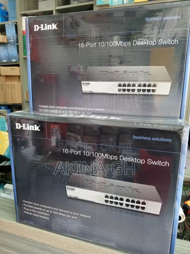 D-Link 16-Port Fast Ethernet Unmanaged Switch
Des-1016d · Photo 2