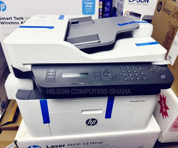Hp Laserjet MFP M137fnw Mono All-in-One Printer · Photo 2