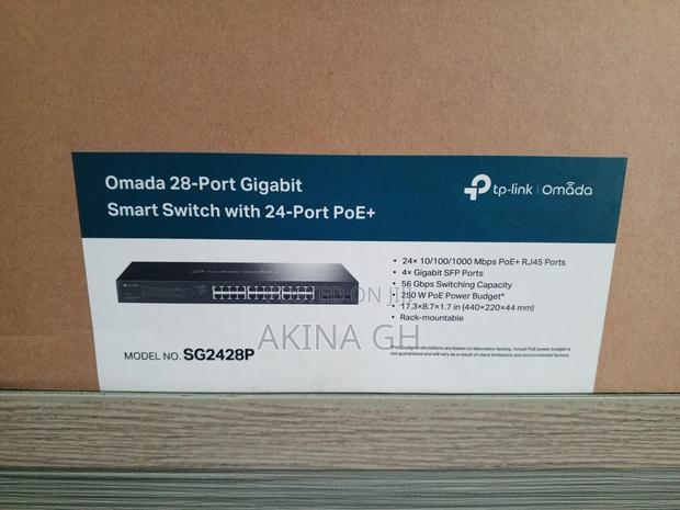 Tp-Link Omada 28 Port Gigabit Smart Poe+ Switch Sg2428p · Photo 2