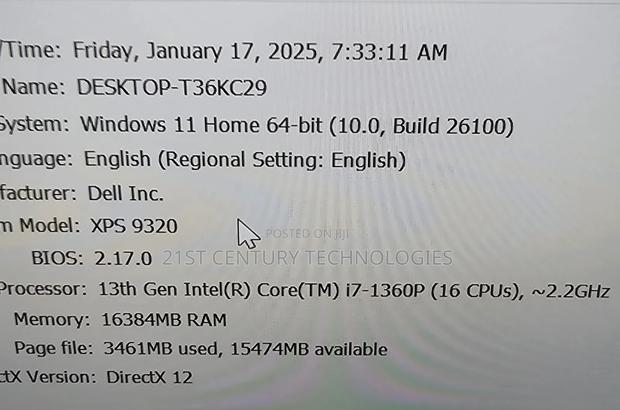 Laptop Dell XPS 13 9320 16GB Intel Core i7 SSD 1T · Photo 3