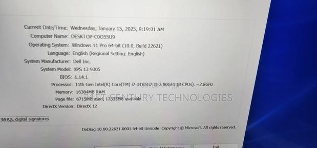 Laptop Dell XPS 13 9315 16GB Intel Core i7 SSD 512GB · Photo 5