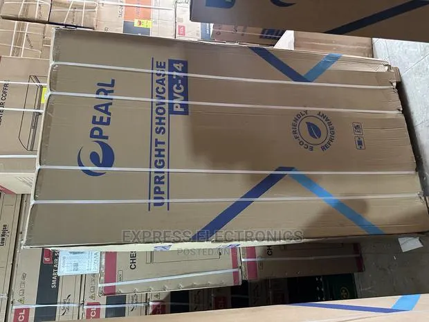 Call for New Sealed Double Door Display Fridge Pearl PVC-74 · Photo 1