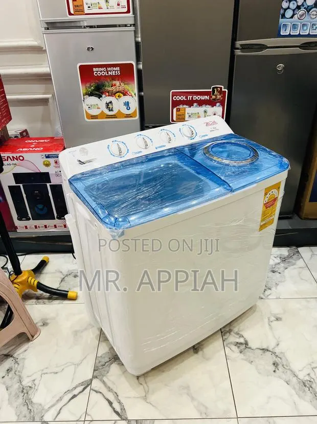 Get Authentic Zara Twin Tub Electric Washing Machine(Spin Dry) White · Photo 1