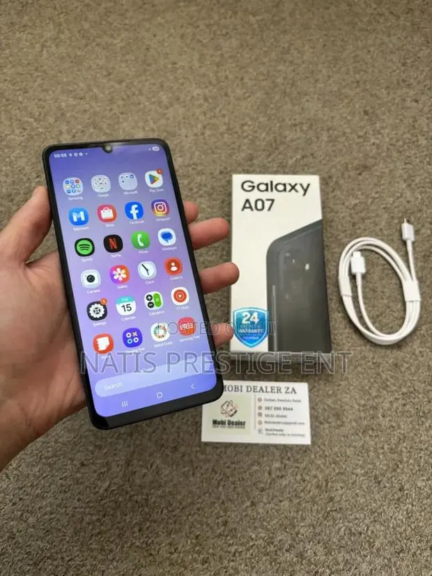 New Samsung Galaxy A07 256 GB Black · Photo 1