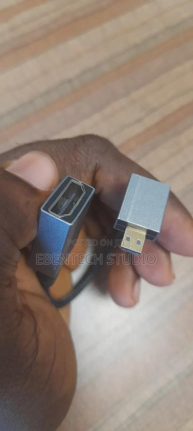 Micro HDMI and Mini HDMI Adpters With Cable Attached · Photo 3